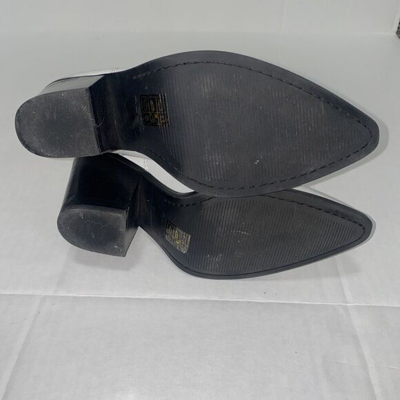 ALDO Women's Shoes Drerissa Leather Pointed Toe Ankle Cowboy White 7.5 - Picture 6 of 7